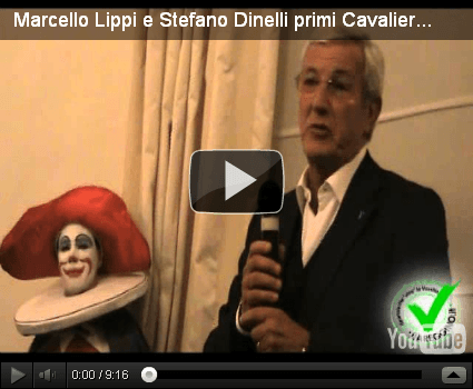 Marcello Lippi e Stefano Dinelli Cavalieri del Carnevale