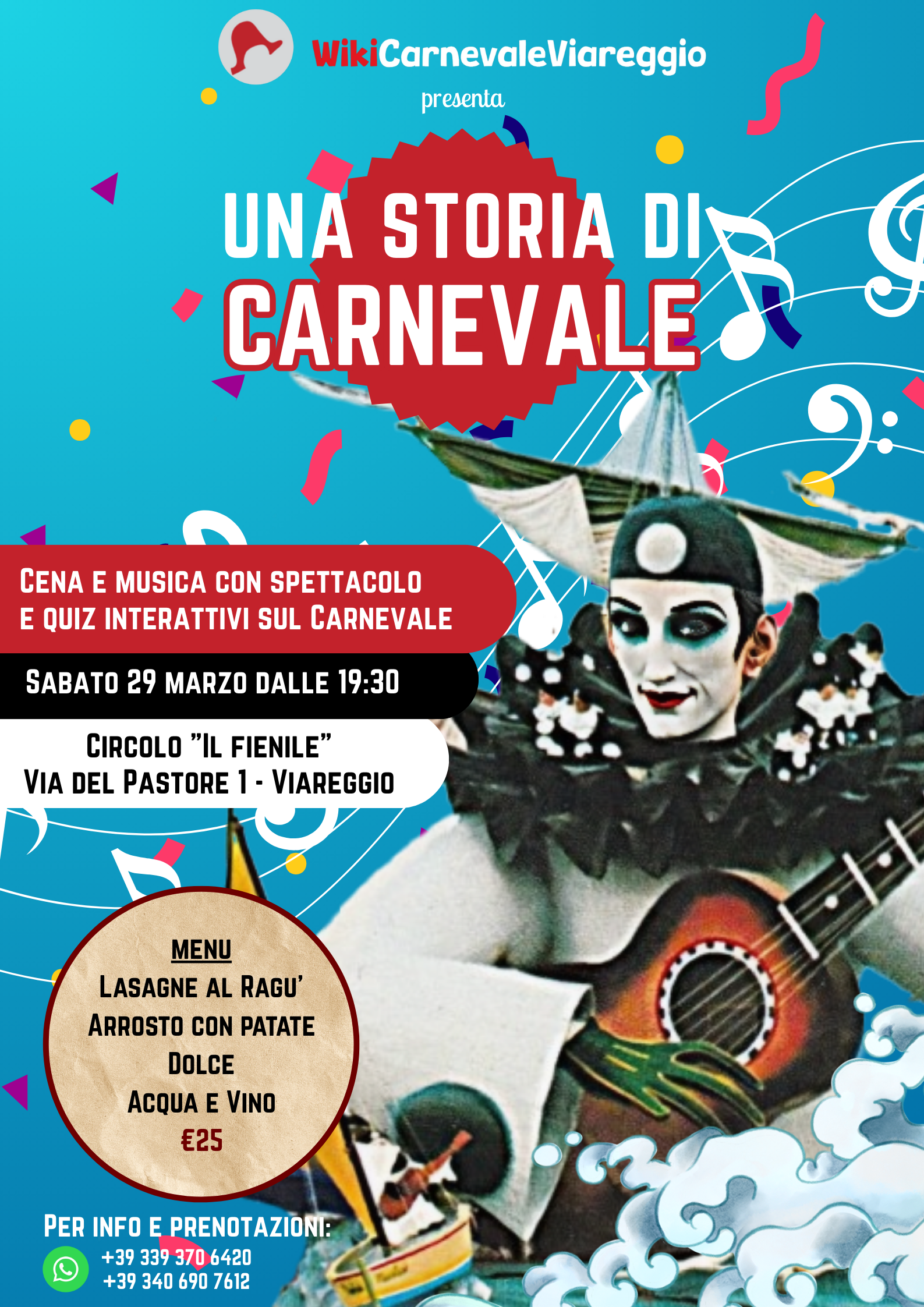 Una Storia di Carnevale: il primo evento di Wiki Carnevale Viareggio